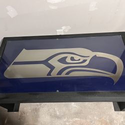Custom/Handmade Seahawks Coffee Table