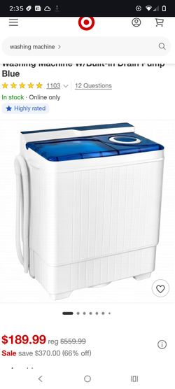 Semi-automatic washer and dryer