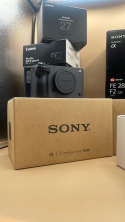 Sony FX30 cinema camera open box