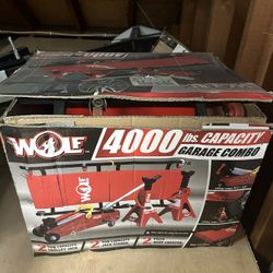 Wolf 4000 lb Garage Combo Pack