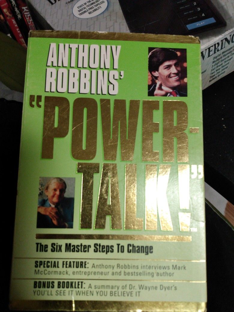 Vintage Anthony Robbins Power Talk Tapes