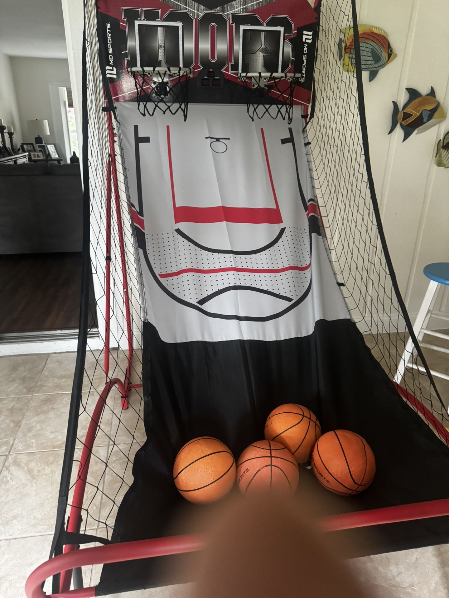 Mini Bar And Mini Basketball Ball Arcade 