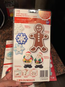 Cookie candy molds and cutters