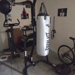 Boxing Stand With Heavy Bag And Speed Ball