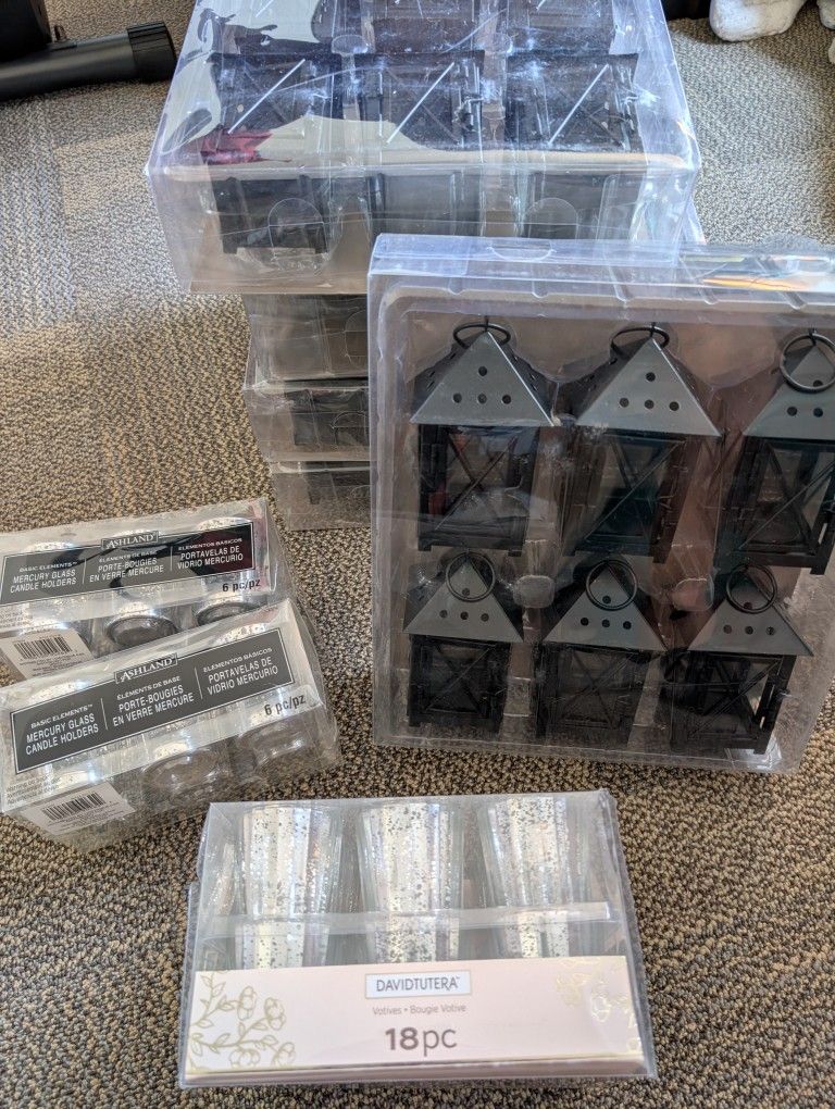 Wedding Décor Bundle - Lanterns & Candle Holders - Like New