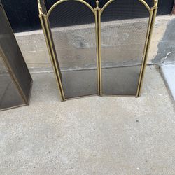 Brass Fireplace Screen