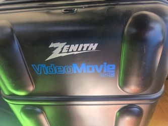 Zenith VHS camcorder with case