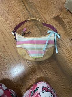 Coach Striped Multicolor Bag