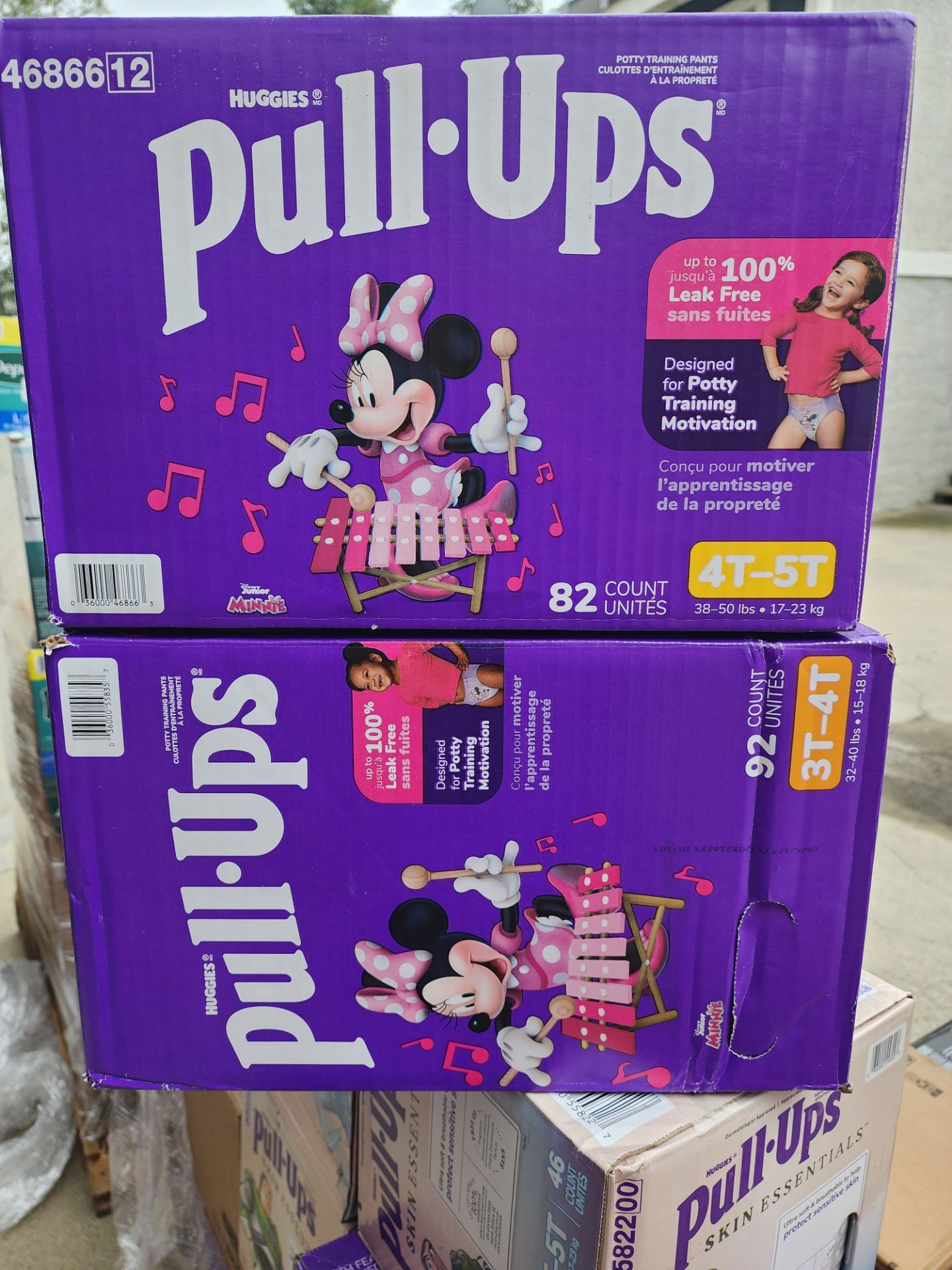 Pull ups 3t-4t and 4t-5t $30 each box. Price Is Firm