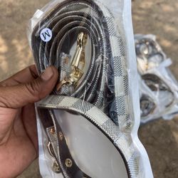 Dog Collar And Leash Set