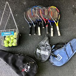 Tennis Ball Caddy Picker, Tennis Rackets, Tennis Racket Bags