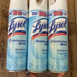 Lysol Large Cans New 19oz $4 Each