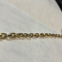 10k Gold Bracelet #108168-1 MJ