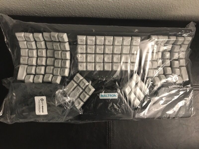 PCD maltron ergonomic keyboard specialists type-DQ11N2B-US