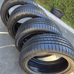 4. PCS OF TIRES.    GOODYEAR EAGLE SPORT RUN FLAT SIZE 245/45/18