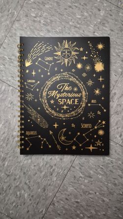 The Mysterious Space Spiral 2026 planner