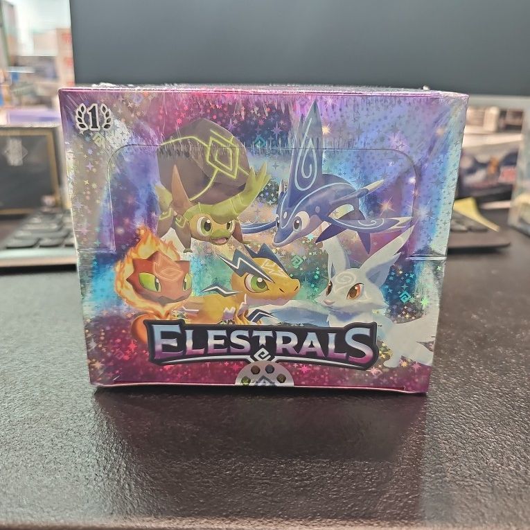 elestrals booster box Elestrals: Lifestream- enchanted creatures known as Elestrals Elestrals 1st Edition TCG Booster