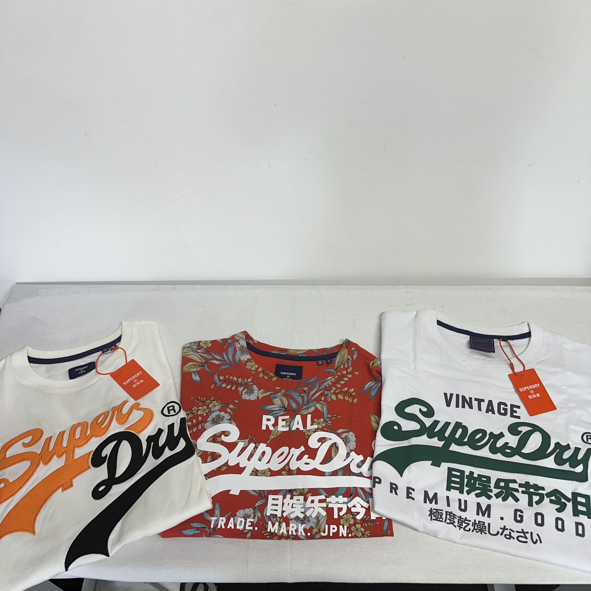 Super Dry Men’s T Shirt Bundle  Size Medium and Large