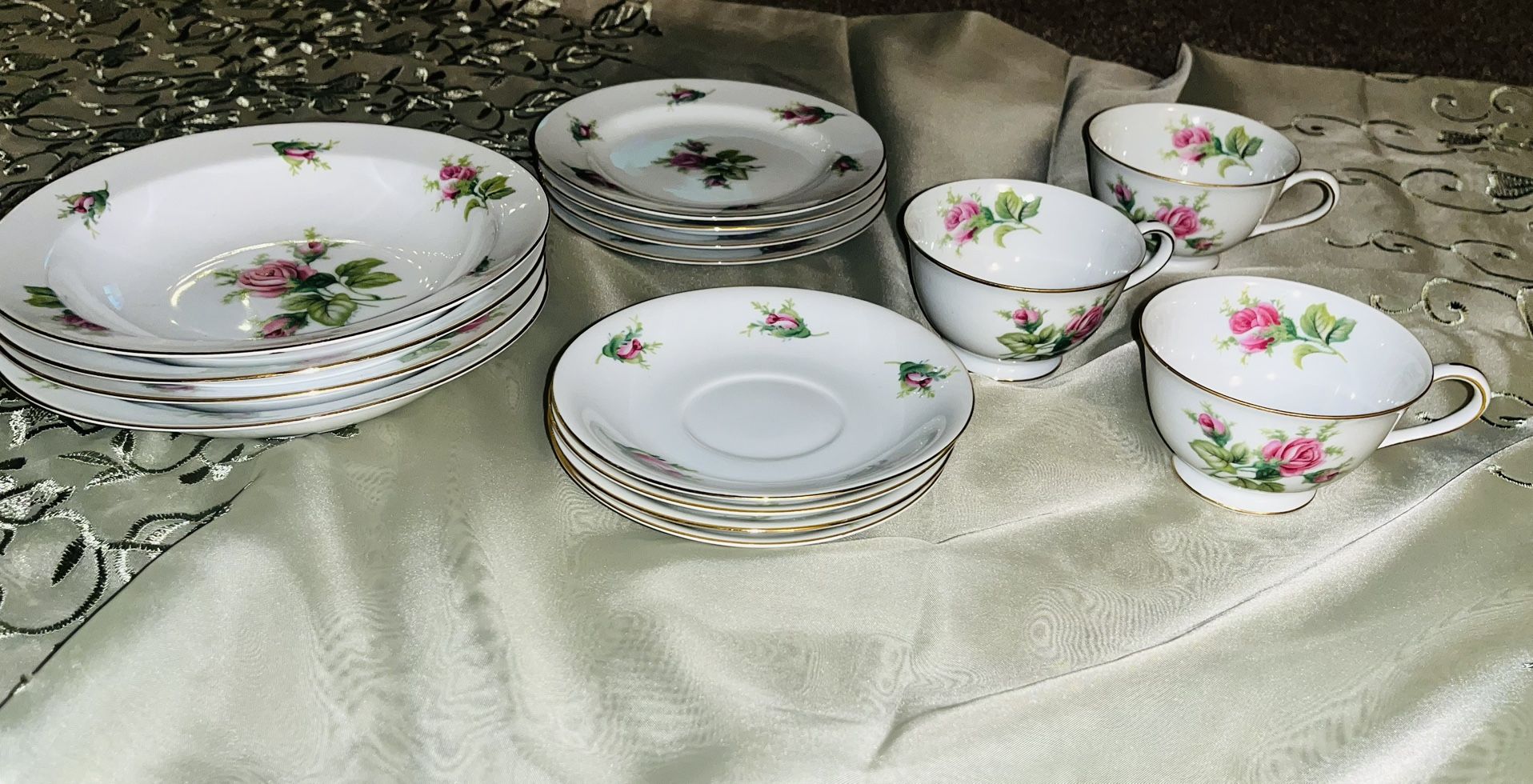 Wild Rose Fine China Made In Japan