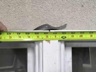 Twin Anderson window sun two double hung factory mulled together