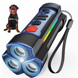 Enhanced Ultrasonic Dog Bark Deterrent Devices, Professional 50ft Range Anti Barking Devices for Dogs, Long Battery Life & Safe Humane Design, Effecti
