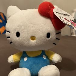 Hello Kitty Blue And Yellow Sanrio Plush