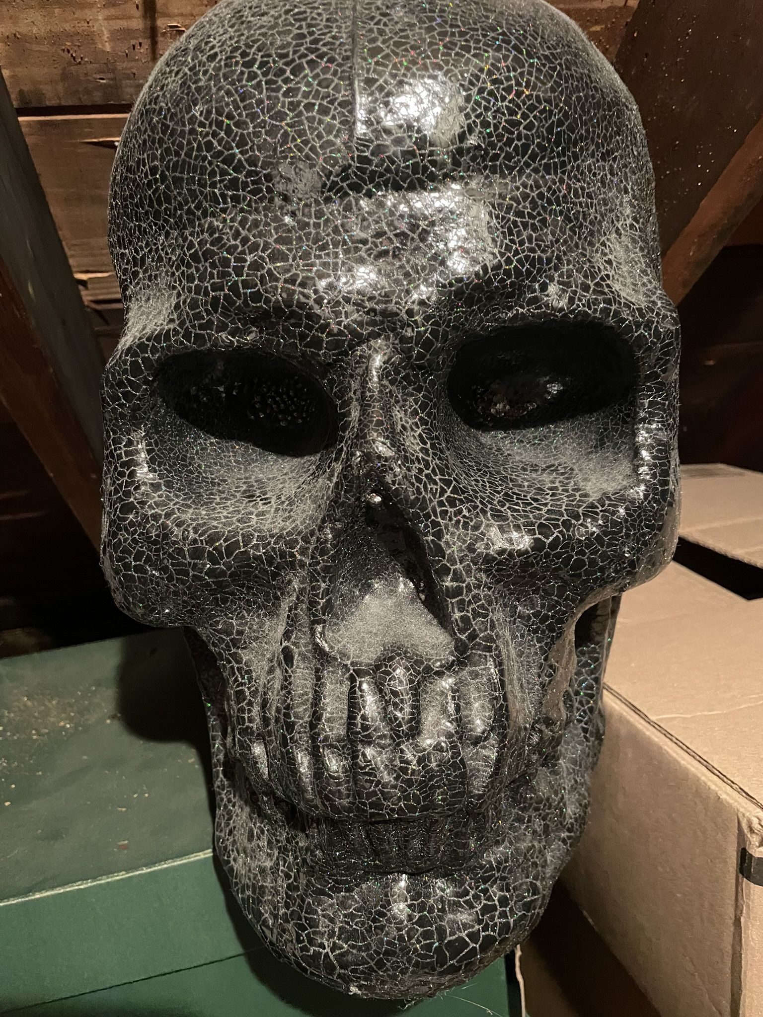Halloween Decoration Huge Skull 18”-20” High X 9”-12” Wide