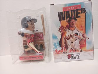 San Francisco Giants Lamont Wade Jr. (Splash Hit) Camilo Doval (Saves Counter) Bobbleheads 