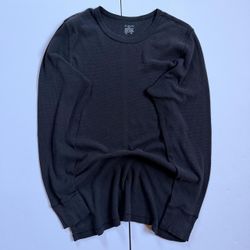 Black long sleeve Alfani thermal shirt