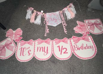 Half ways to one decorations