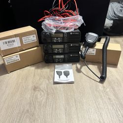 Lot Of 3 Motorola XPR4550 48 Watt UHF 403-470 MHz DMR Mobile Radio 