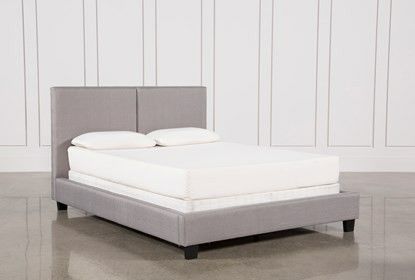 Living spaces queen bed plus mattress