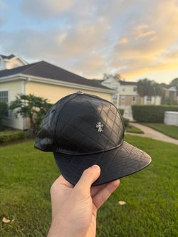 Chrome Hearts Leather Cap