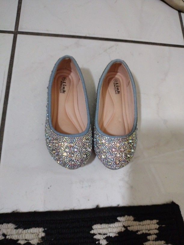 Shining diamond princess shoes