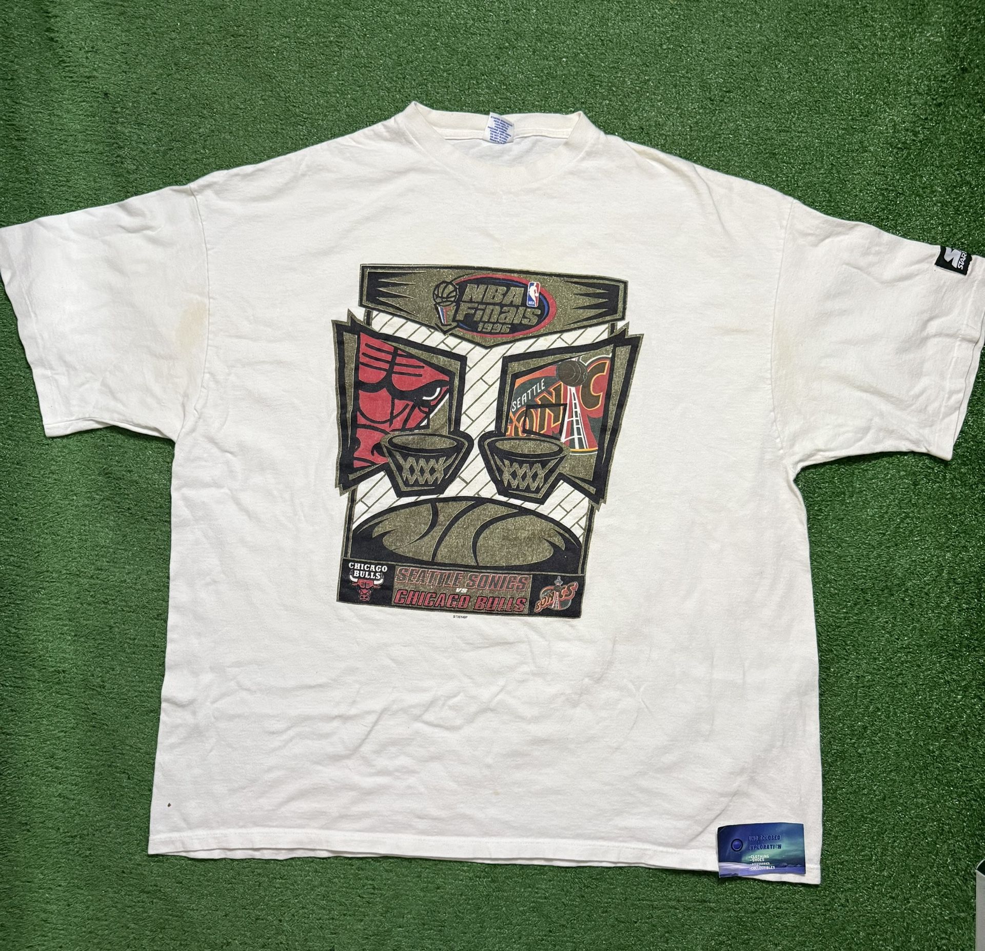 Vintage Seattle SuperSonics Shirt XX-Large Sonic’s Vs Bulls