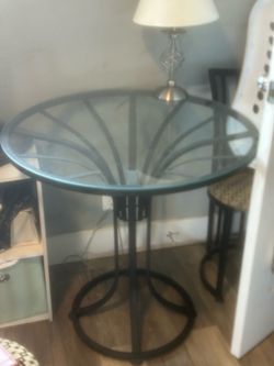 Glass cafe set