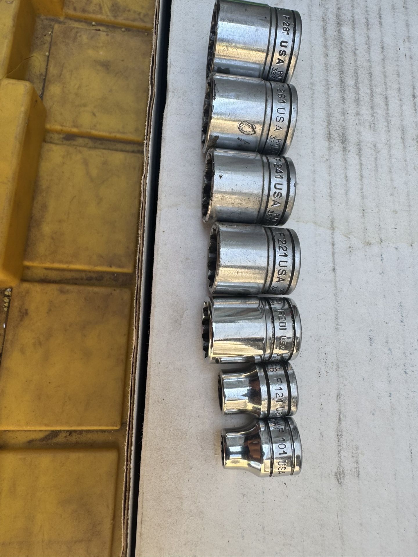 3/8" Drive 6-Point SAE Flank Drive® Shallow Socket Set: