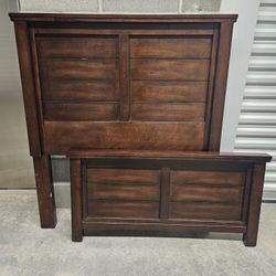 Twin Bed Wood 