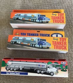 Mobil Oil Toy Tanker Truck 1993 Limited Edition Collectors Series & Sunoco 1994 Toy Tanker Truck $20 each