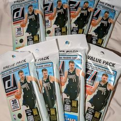 (16) 2023-24 Donruss Basketball Value Fat Packs NBA **Downtown**Wemby RC!**