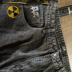 Never Been Worn Limited Edition Gloe Wide leg Nuke Jeans