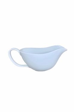 Whiteware Dinnerware Porcelain Gravy Boat.
