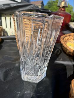 24” Crystal Lead Glass Vase