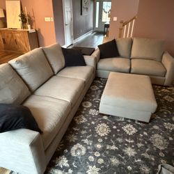 Couch, Loveseat and ottoman 