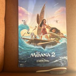 Moana 2 El Capitan Theatre Poster 