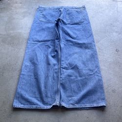 Vintage Y2K GAP Baggy Light Washed Workwear Wide-Leg Jeans 