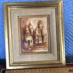 Oil Painting On Board Signed H Wein