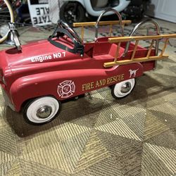 Pedal Car Fire Truck