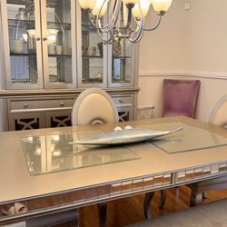 Dining Table Chair Cabinet- Matching Set