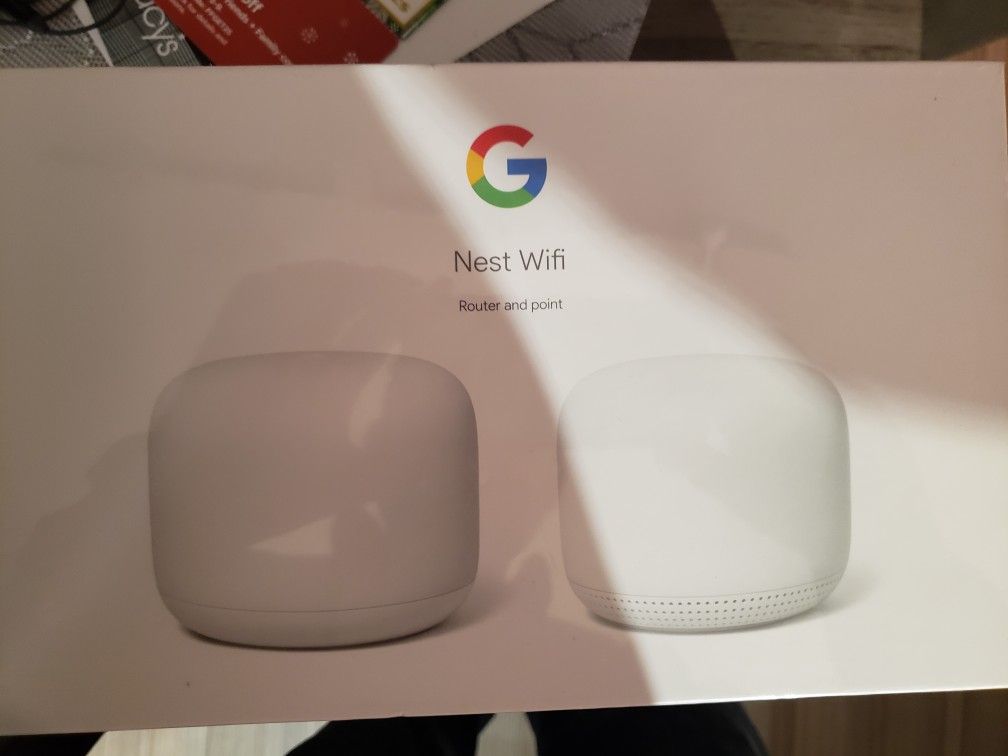 Google Nest Wifi Router and Point (2 pack)